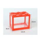 Stackable Desktop Mini Plastic Building Block Aquarium Tank