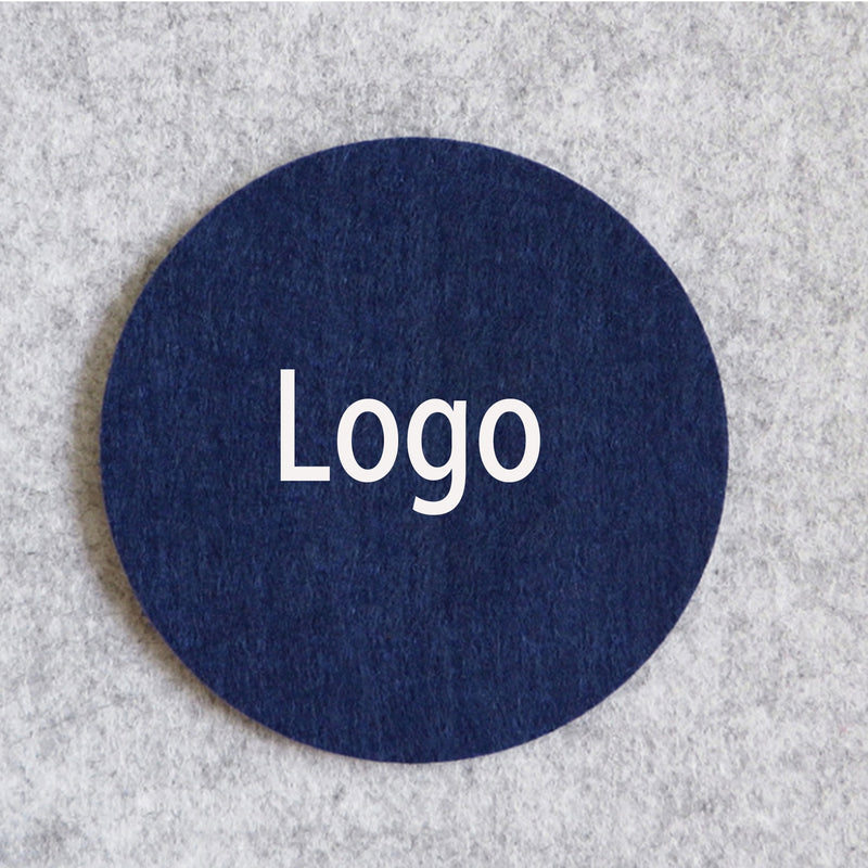 Round Absorbent Felt Cup Coaster