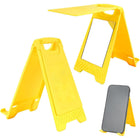 Foldable Warning Sign Phone Holder W/Mirror