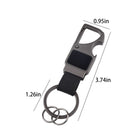 Genuine Leather Bottle Opener Keychain