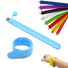 Silicone Slap Bracelets 64G Usb 2.0 Flash Drives