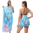 2-In-1 Foldable Beach Towel Backpack Set（31.5In, 62.99In)