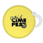 Pop Up Twist & Fold Hand Fan With Handle-Full Color