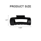 Soft Silicone Grip Hair Claw Clip