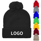 Women's Candy Color Pom-Pom Knit Hat (Autumn Winter)