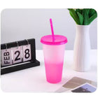 24Oz Mood Tumbler W/ Straw & Lid,Food-Grade Pp Cup