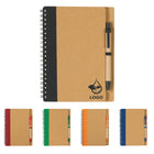 Recycle Eco-Inspired Hardcover Write Notebook & Pen