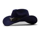 Stylish Roll Up Brim Western Cowboy Hat