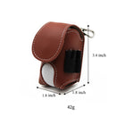Waist Mounted PU Leather Golf Bag