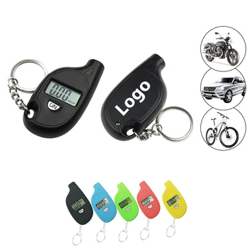 Mini Digital Tire Pressure Gauge With Keychain