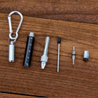 6 In 1 Metal Tool Pen With Carabiner