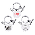 Metal Keychain Memorial Decoration