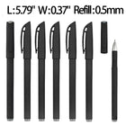 334 Black Gel Pen with Rubberized Grip