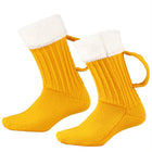 Beer Mug Slipper Socks With Handle
