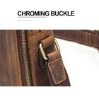 Vintage Crazy Horse Cowhide Men's Crossbody Bag
