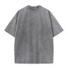 Unisex Cotton Short Sleeve Vintage Washed Basic Tees
