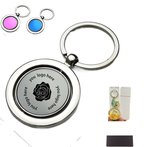 Dual-Sided Rotating Keychain