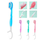 Disposable Toothbrush with Toothpaste Floss