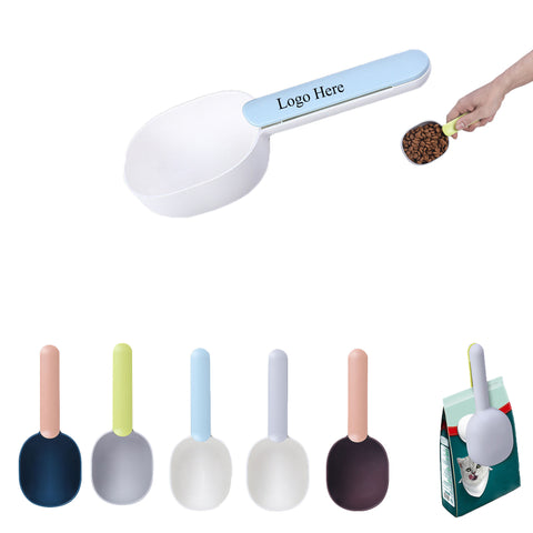 Small Round Pets Food Scoop With Clip