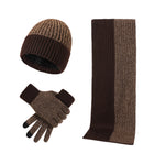 3 PCS Winter Hat Scarf Gloves Set