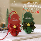 Christmas Tree Card Bell Ornament