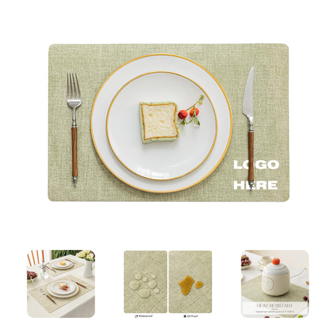 Non-slip Leather Table Placemat
