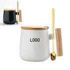 Nordic Style Mug With Wooden Handle