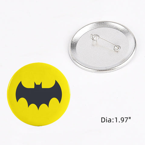 2" Round Button 2-Piece W/ Pin