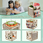 All in One Wooden Yarn Bowl for Multi Knitting Tool