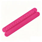 Full-Color Print Silicone Slap Bracelets W/Ruler