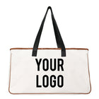 Minimalist Alphabet Canvas Bags