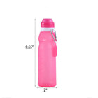 20 OZ Collapsible Water Bottle with Carabiner