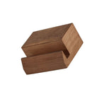 Wooden Vinyl Record Base On The Shelf