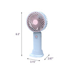 2-In-1 Handheld Power Fan With Phone Stand