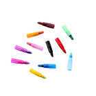 11 Colors Mini Rainbow Building Block Crayons Pens