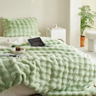 Luxury Plush Bubble Texture Throw