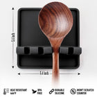 Silicone Multi-Slot Utensil Rest