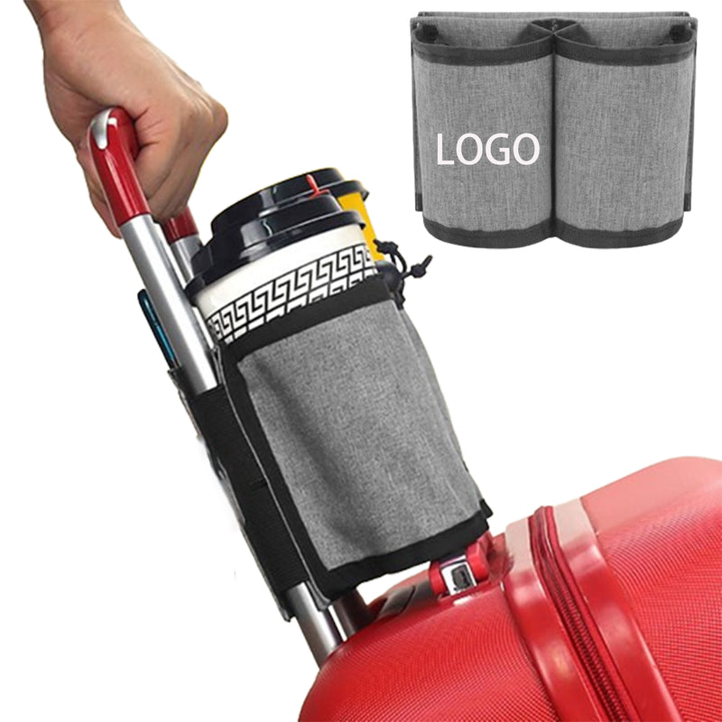 Portable Hands Free Oxford Travel Luggage Bottle Holder