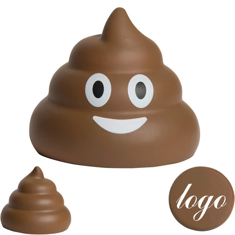 Pu Foam Emoji Poop Stress Ball