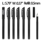 334 Black Gel Pen with Rubberized Grip