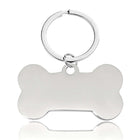 Bone Shaped Stainless Steel Keychain