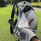 Microfiber Fabric Waffle Pattern Tri-fold Golf Towels