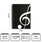 Blank Sheet Music Notebook