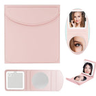 Dual-Fold Makeup Mirror With Lights