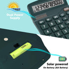 Solar Battery Dual Power Electronic Calculator
