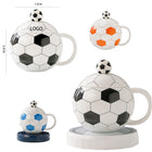 Football-Shaped Ceramic Mug