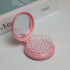 Macaron Mini Massage Comb with Foldable Mirror