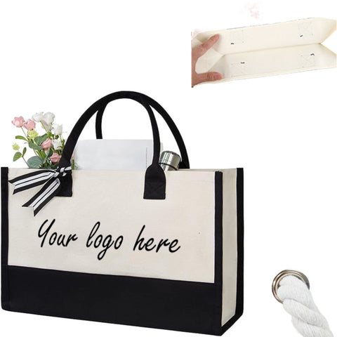 Customizable Canvas Tote Bag