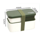 Microwaveable Double Layer Lunch Container Bento Lunch Box