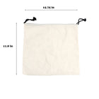 Canvas Drawstring Bag With Adjustable Rope